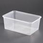 CAPRI PLASTIC RECTANGULAR CONTAINERS 950ML X 50