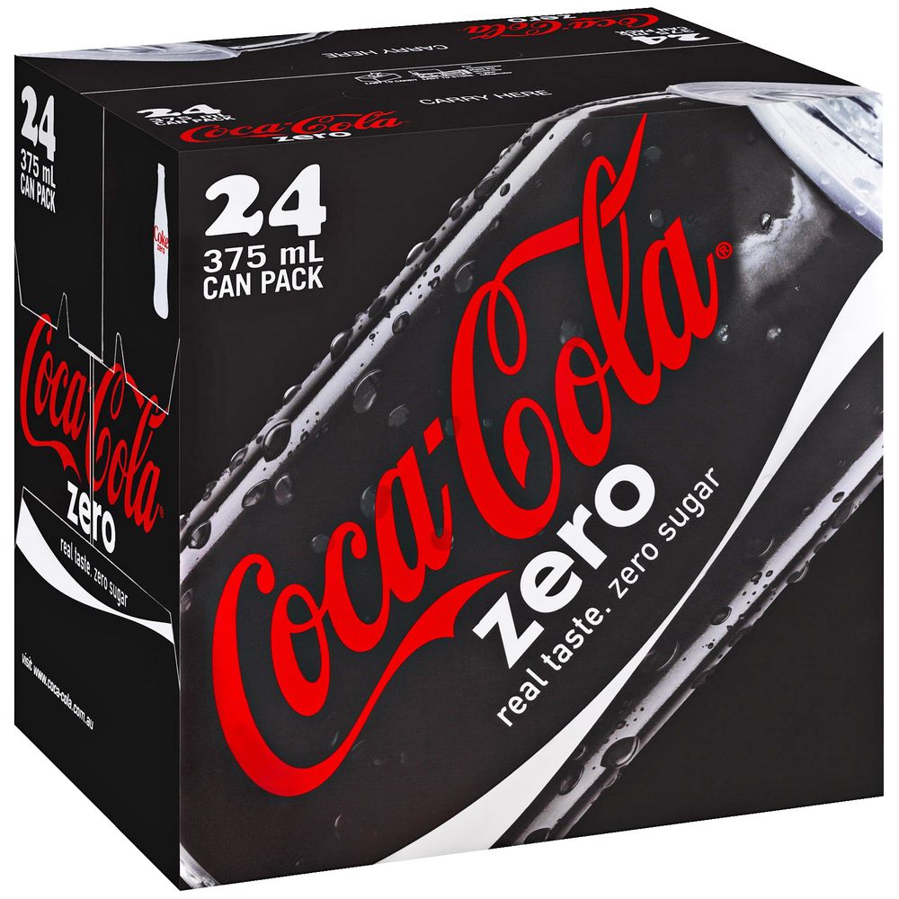 COKE "NO SUGAR" 375ML X 24