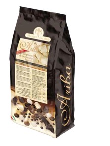 COUVERTURE WHITE CHOCOLATE 22% DISCS 1KG