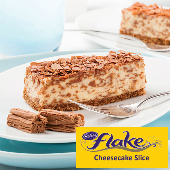 FLAKE CHEESECAKE SLICE X 18