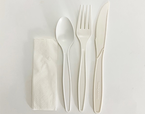 ECO FREINDLY PLA CUTLERY PACK (FKSN)  X 500