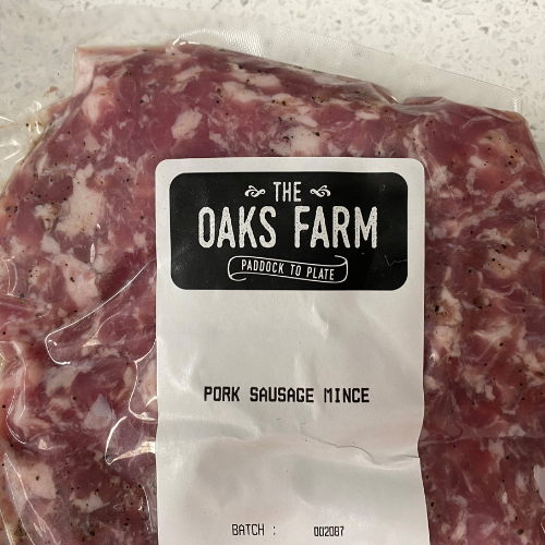 Fresh Pork Sausage Mince  per kg R/W