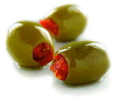 GREEN SUN-DRIED TOMATOES STUFFED OLIVES 2KG