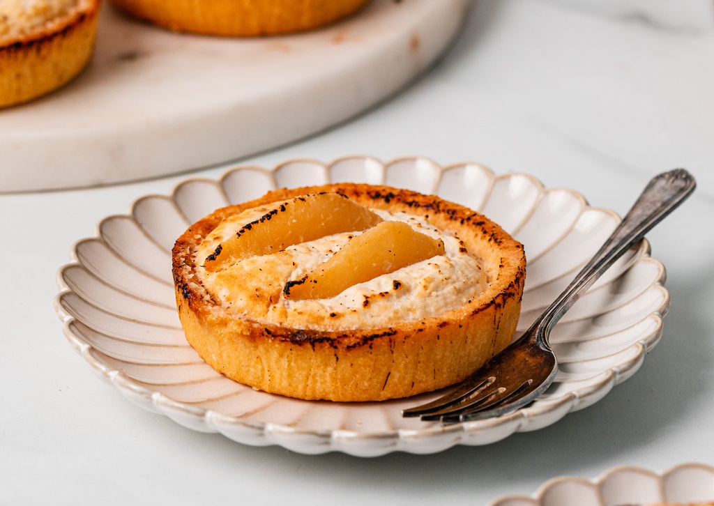 Individual Pear and Ricotta Tarts GF x 6