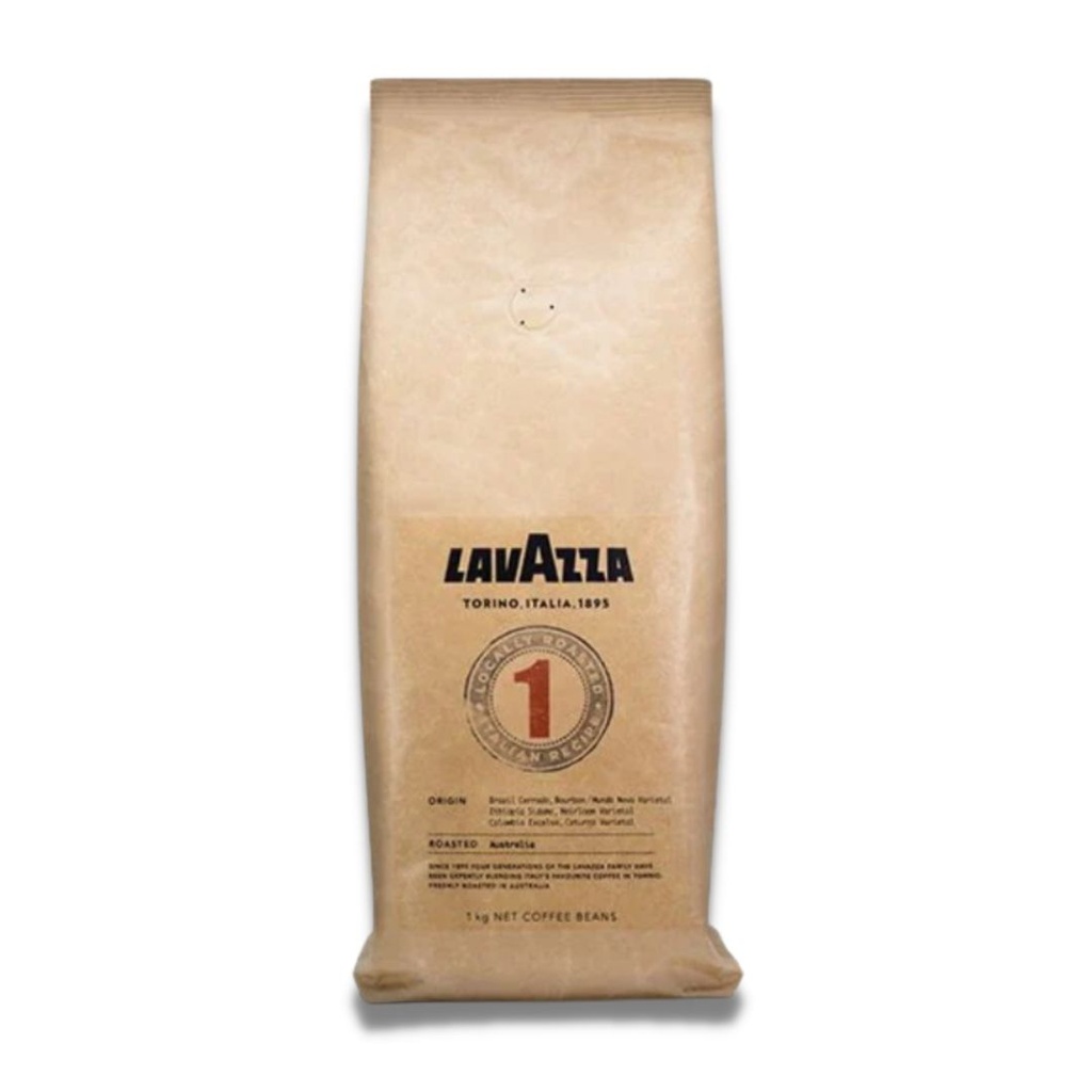 Lavazza Local Roast Blend 1- 100% Arabica Coffee Beans 1KG x 6