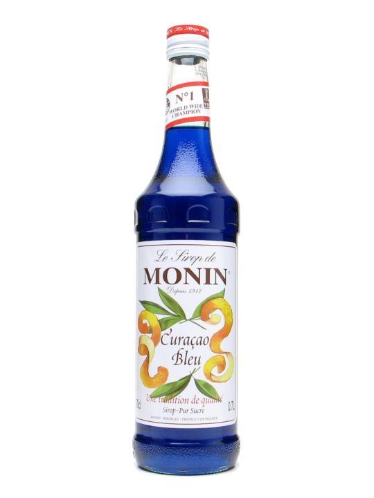 MONIN BLUE CURACAO SYRUP 700ML