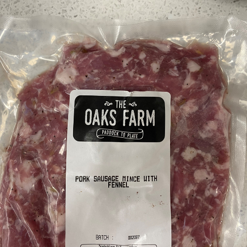 Fresh Pork &amp; Fennel Sausage Mince 5kg R/W