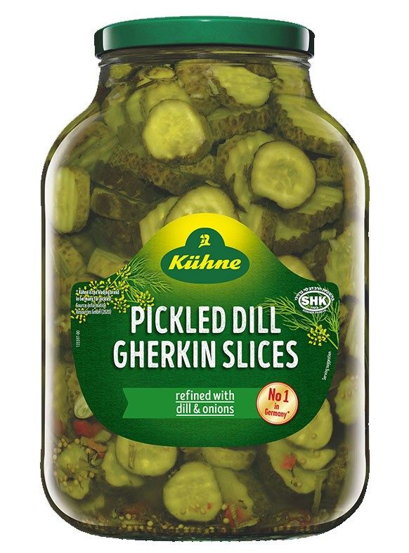 Dill Pickled Gherkins Sliced 2650ml