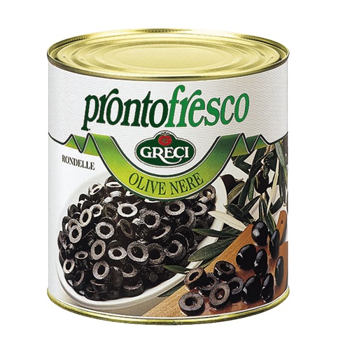 SLICED BLACK OLIVES 2.6KG