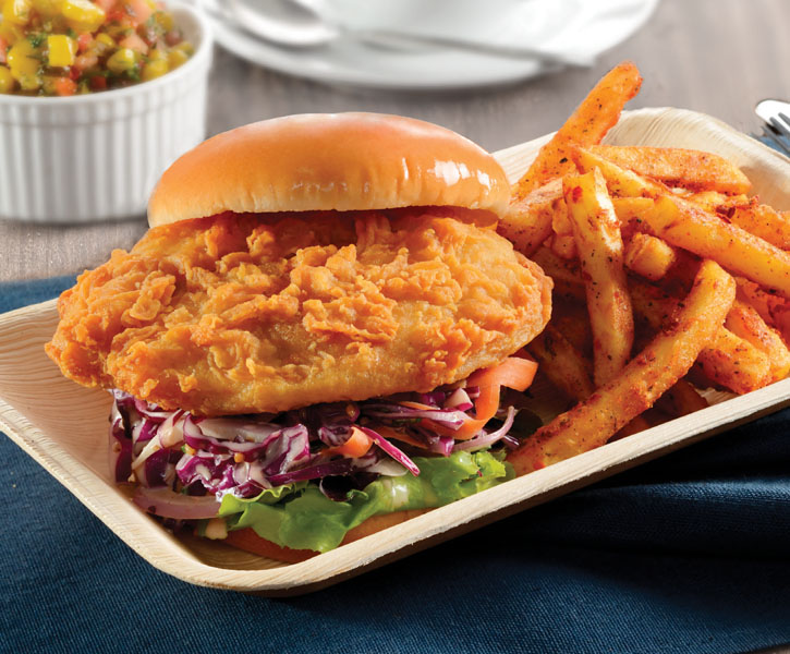 SOUTHERN FRIED BARRAMUNDI BURGER (33 X 85G)