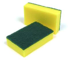 NAB CLEAN SPONGE SCOURER PREM X 10