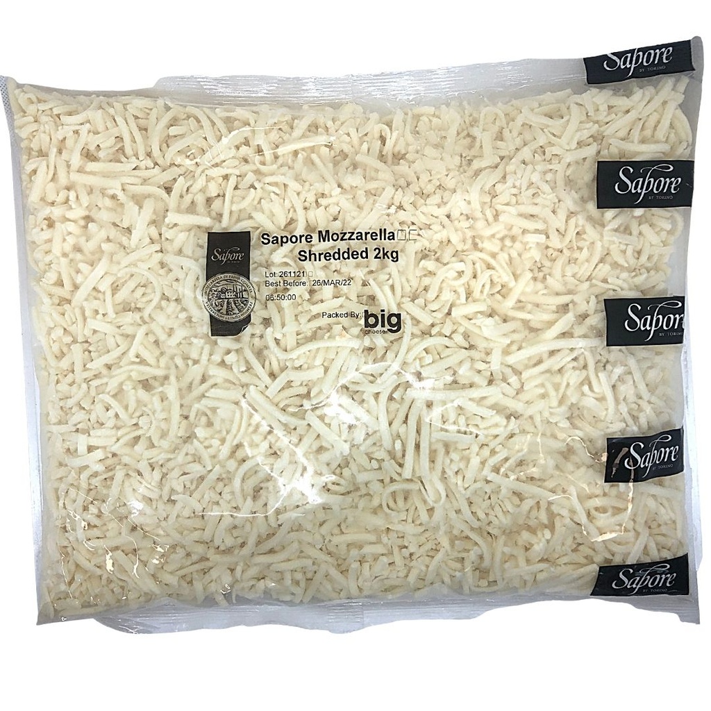 Sapore Mozzarella Fine Shred 4 x 2kg