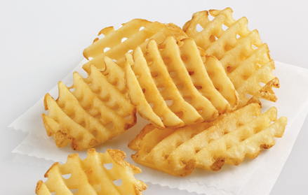 Seasoned ORIGINAL  "Waffle" Fries 2.04KG X 6