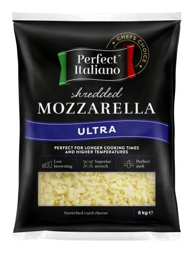 PERFECT ULTRA MOZZARELLA SHRED 6KG X 2