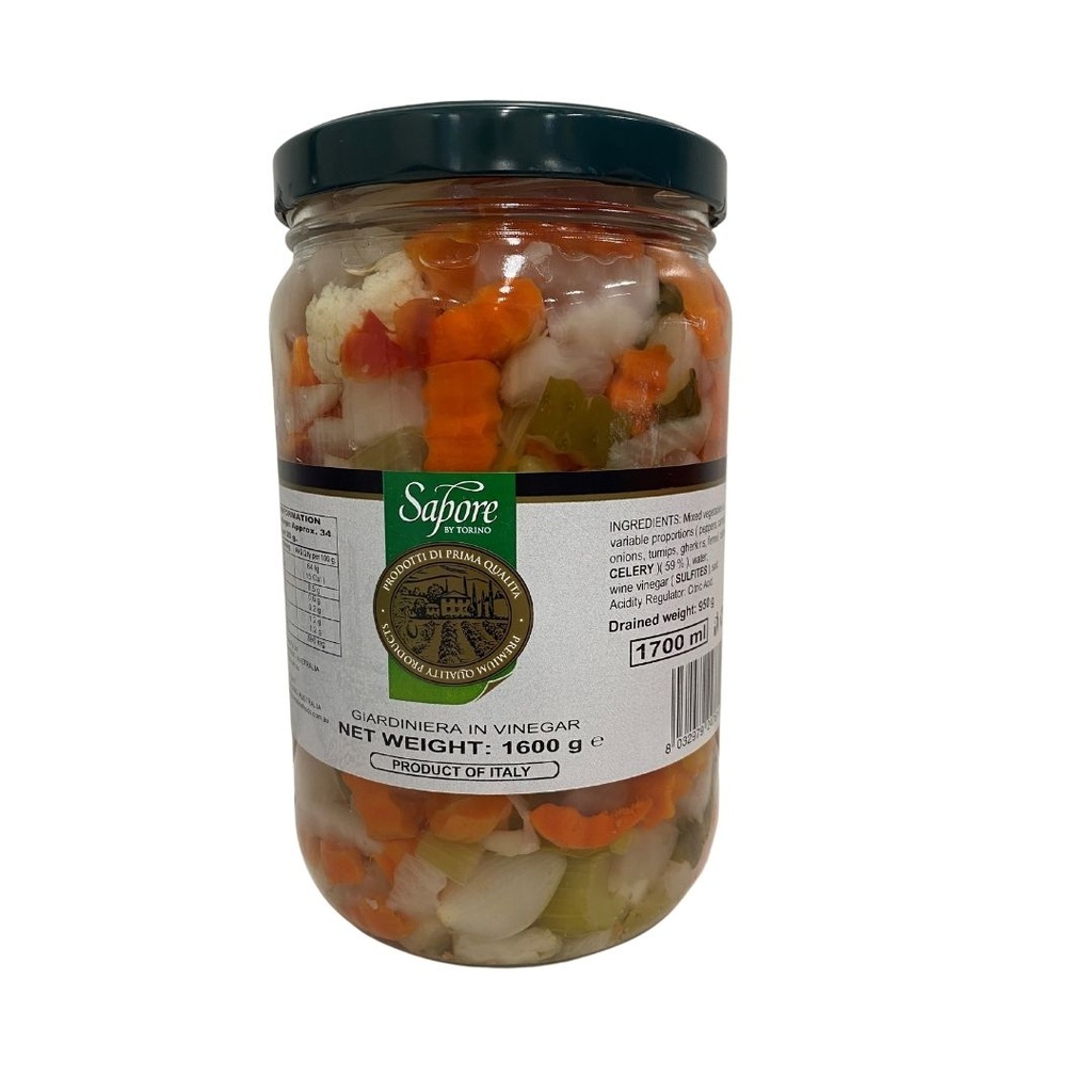 GIARDINIERA MIXED PICKLED VEGETABLES 3KG
