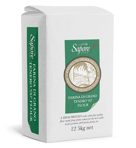 [SAPFLOFAR0012.5] Sapore GRANO TENERO FARINA 00 Flour 12.5kg