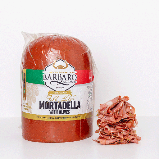 [BARMOROLIHAL] barbaro mortadella olive half r/w 4.5kg (2) [K]