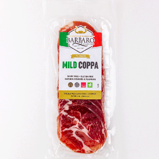 [BARRETCOPMIL100] barbaro RETAIL coppa sliced 12 x 100g [B]