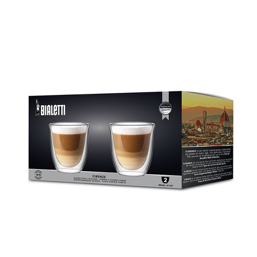 [BIADWGLAFIR200] bialetti DBW012 firenze 200ml 2pc gift set * (6) [B]