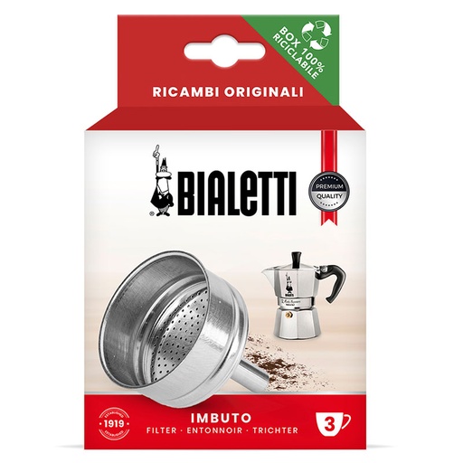 [BIAFUN3] bialetti 800133 funnel 3 cups x 6* [B]