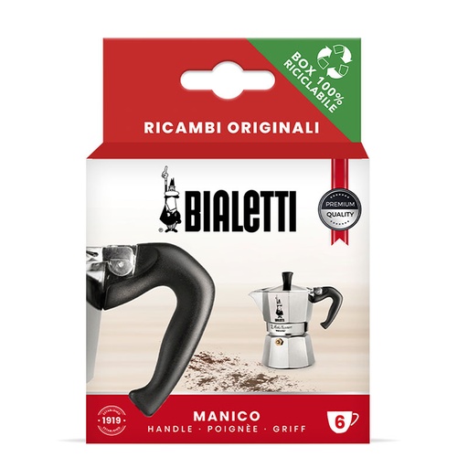 [BIAMOKHAN6] bialetti 800243 moka express handle 6 cup x 6* [B]