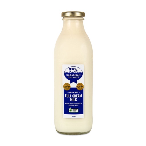 [BOMILGLAFUL750] bo milk full cream GLASS 6*750ml [B]