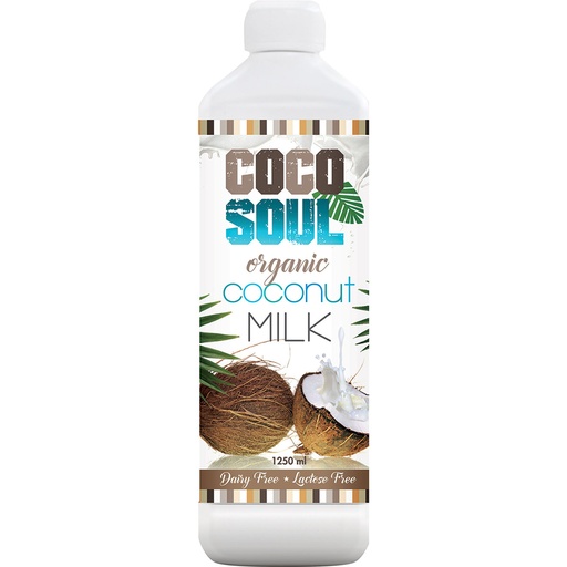 [COCOMIL1.25] cocosoul org coconut milk 1.25l (6)[B]