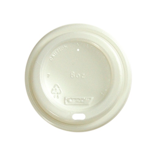 [COFCUPLIDWHI8] coffee cup lid white 8oz 1000's * [B] 