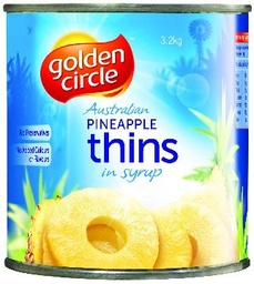 [PINERINGS] PINEAPPLE THINS IN SYRUP 3KG