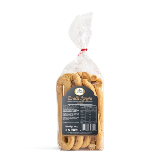 [TERTARLUNCLAS300] terre taralli lunghi classic 10 x 300g [B]