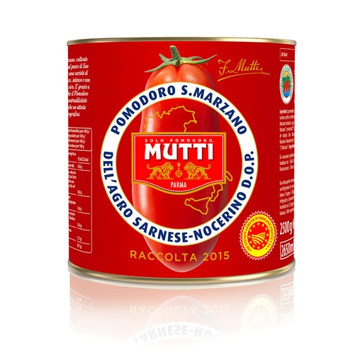 [MUTSANMAR2.5] mutti san marzano peeled 6 x 2.5kg [B]