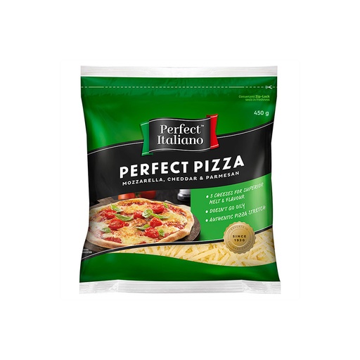 [PERMELSHR450] perfect shredded melts (pizza plus) 5 x 450g[B]