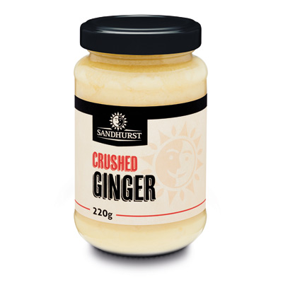 [SANGINCRU220] sandhurst ginger crushed 6 x 220g [B]