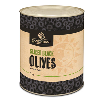 [SANOLISPASLIBLAA10] shurst olive black spanish sliced A10[U]