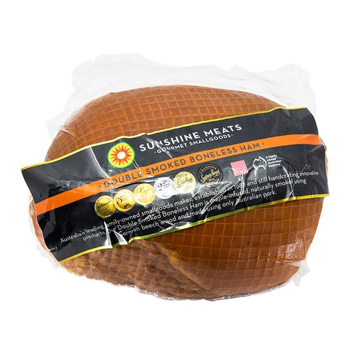 [SUNHAMDOUSMO1_2] sshine ham double smoked 1/2 3.5kg[K]