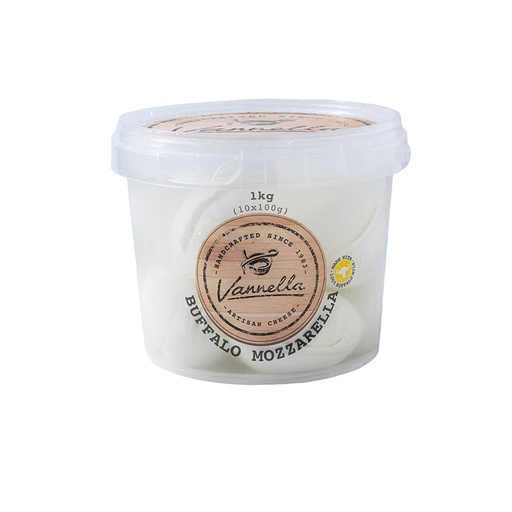 [VANMOZBUF1] vannella buffalo mozzarella 1kg (4) [U]