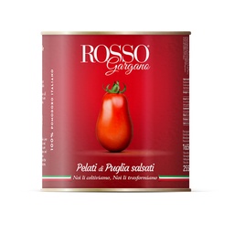 [TOMPEEL_400] ROSSO GARGANO ITALIAN PEELED TOMATOES 400G