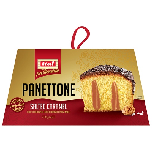 [ITAPANCAR750] ital panettone gold w salted caramel (box)750g*(6)[B][SI-GPANSC]