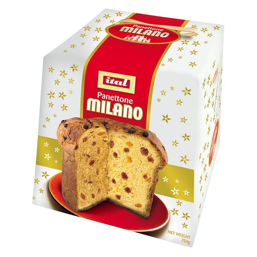 [ITAPANMIL750] ital panettone milano xmas (box)750g*(12)[B][SI-PAM]