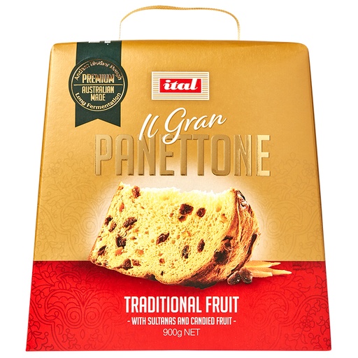 [ITAPANTRA900] ital panettone gold traditional (box) 900g* (6) [B][SI-G.PAN1.1]