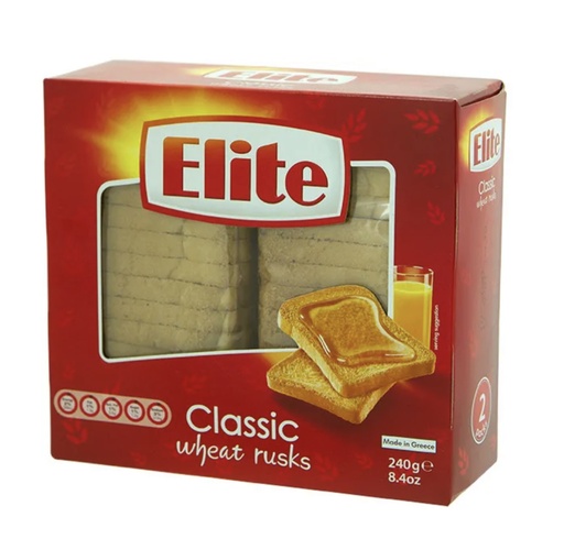 [KEBWHERUS240] kebia 905 elite wheat rusks 24 x 240gm [B]