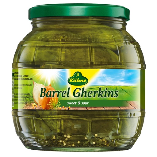 [KUHPICBAR1062] kuhne 40560 barrel pickles 6x1062ml [B]