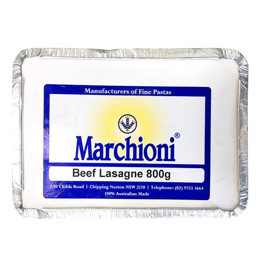 [MARLASBEEFRO800] marchioni lasagne beef 10 x 800g* [B]