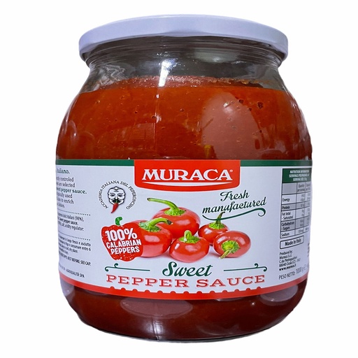 [MURPEPSAUSWE1] muraca pepper sauce sweet 6 x 1kg [B]