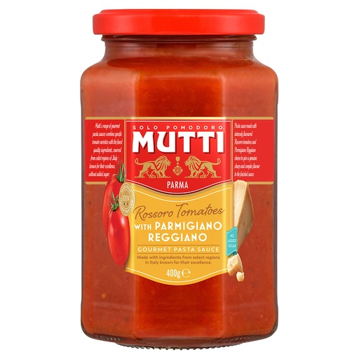 [MUTGOUPASPAR] mutti gourmet pasta sauce parmigiano 6 x 400g [B]