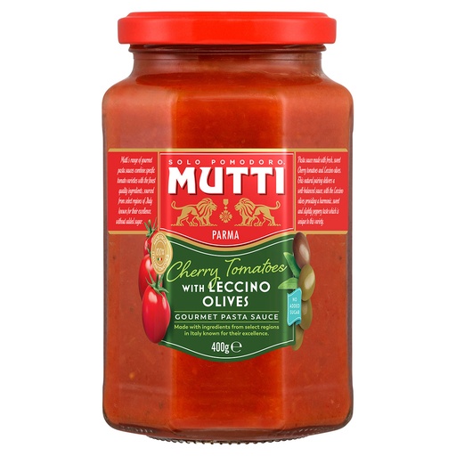 [MUTGOURPASOLI] mutti gourmet pasta sauce with olive 6 x 400g [B]