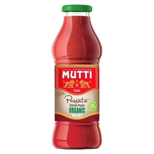 [MUTPASORG560] mutti passata organic 6 x 560g [B]