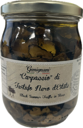 [GEMTRUFCARP500] CARPACCIO/SLICES BLACK TRUFFLE 500G