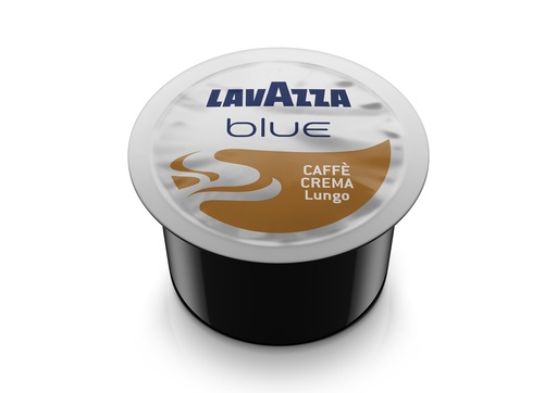 [LVZPODCC] BOX 100 BLUE PODS CAPSULES COFFEE CAFFE'CREMA LUNGO