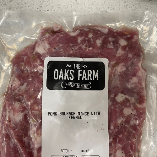 [BUTPORFENMIN] Fresh Pork & Fennel Sausage Mince 5kg R/W